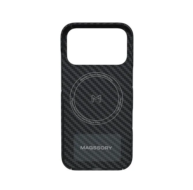Magssory Aramid Frame Case for iPhone 17 Pro midnightphoto1