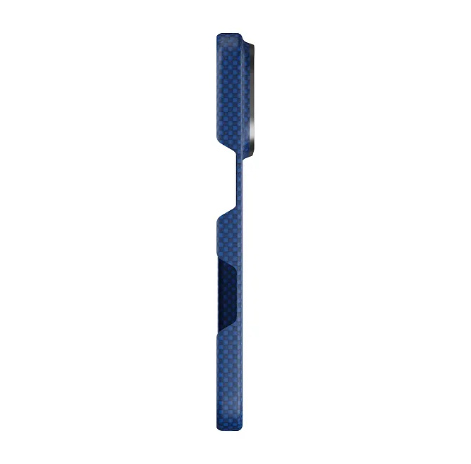Чехол Magssory Aramid Frame Case для iPhone 18 Pro, пиксельный синийphoto4