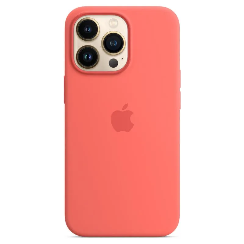 Силиконовый чехол MagSafe для iPhone 13 Pro Розовый помелоphoto1