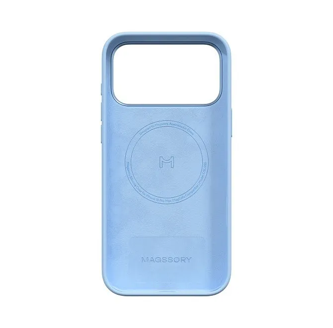 Чехол Magssory Silicone Case для iPhone 18 Pro Max, синийphoto3