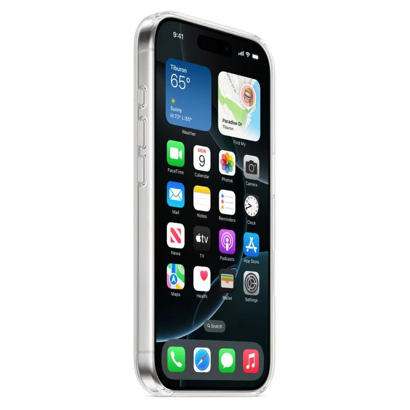 Пластиковый прозрачный чехол MagSafe для iPhone 16 Prophoto3