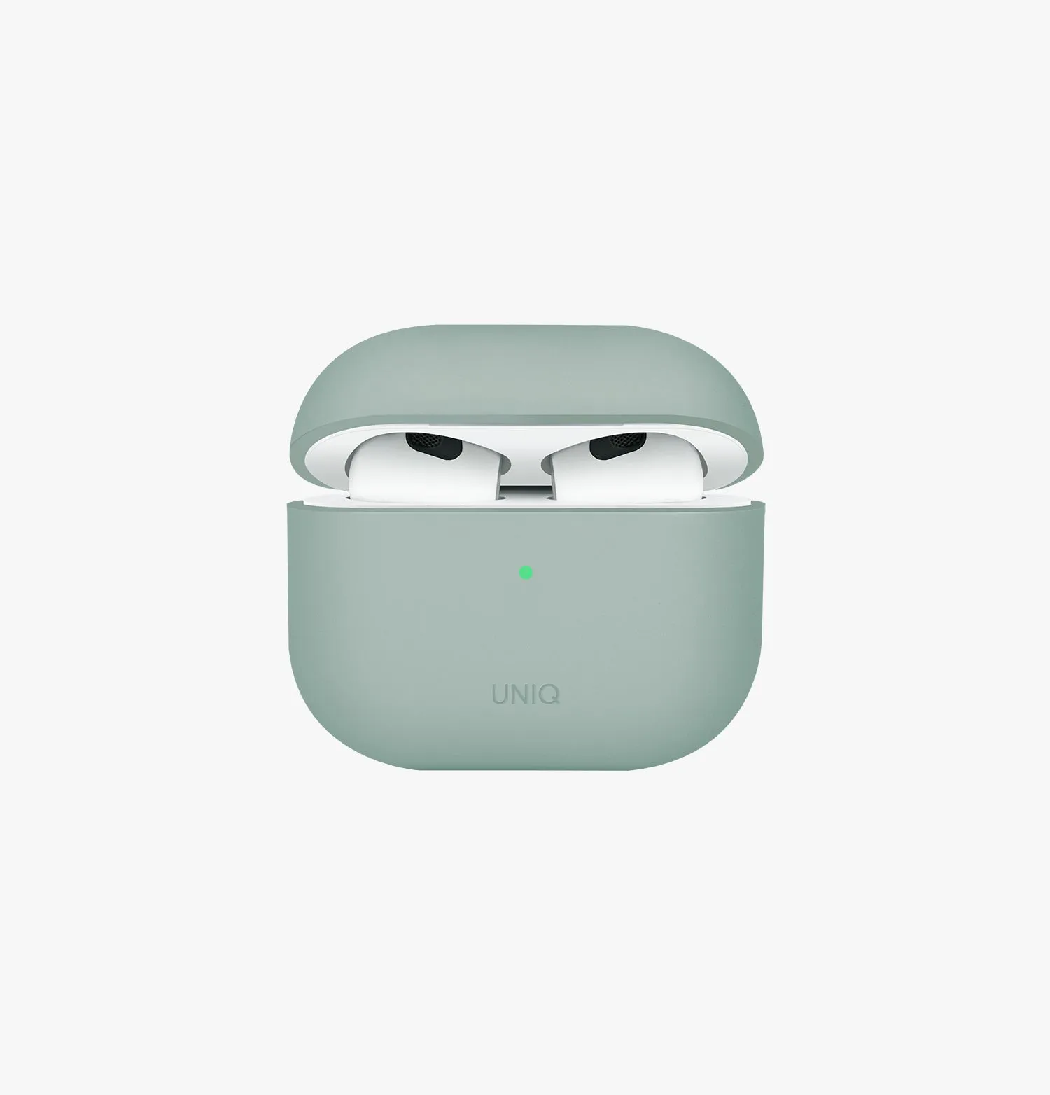 Чехол UNIQ Lino для AirPods 4 / AirPods 5, серый (Grey)photo2