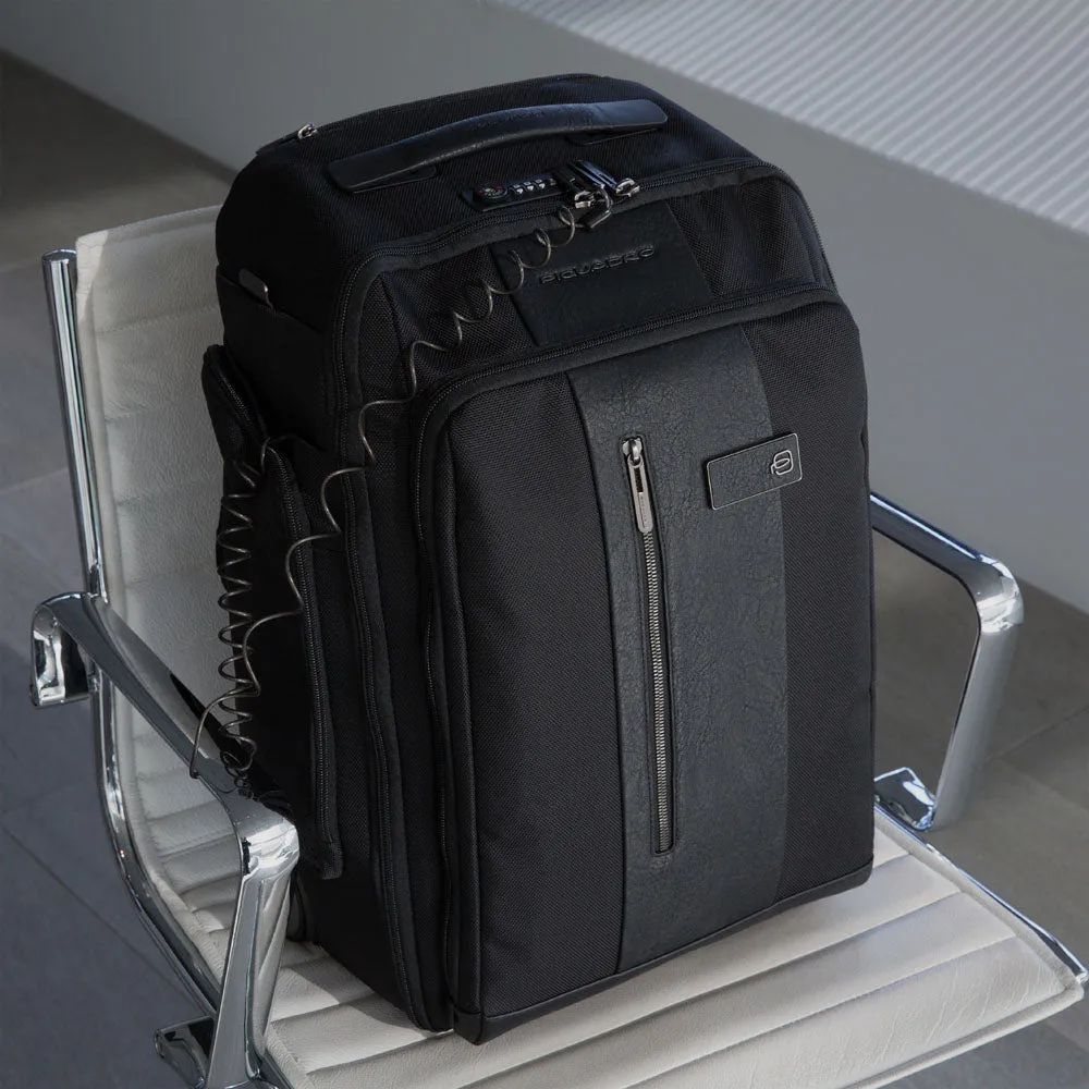 Рюкзак на колёсах для ноутбука 15,6", ручная кладь Piquadro BV4817BR2BM/N, чёрныйphoto8