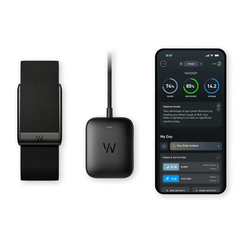 Фитнес-браслет Whoop 5.0 с подпиской ONE Черный глянецphoto1