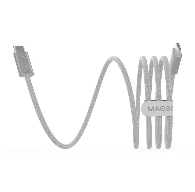 Кабель Magssory Line C 60W USB-C, 1,5 м Whitephoto2