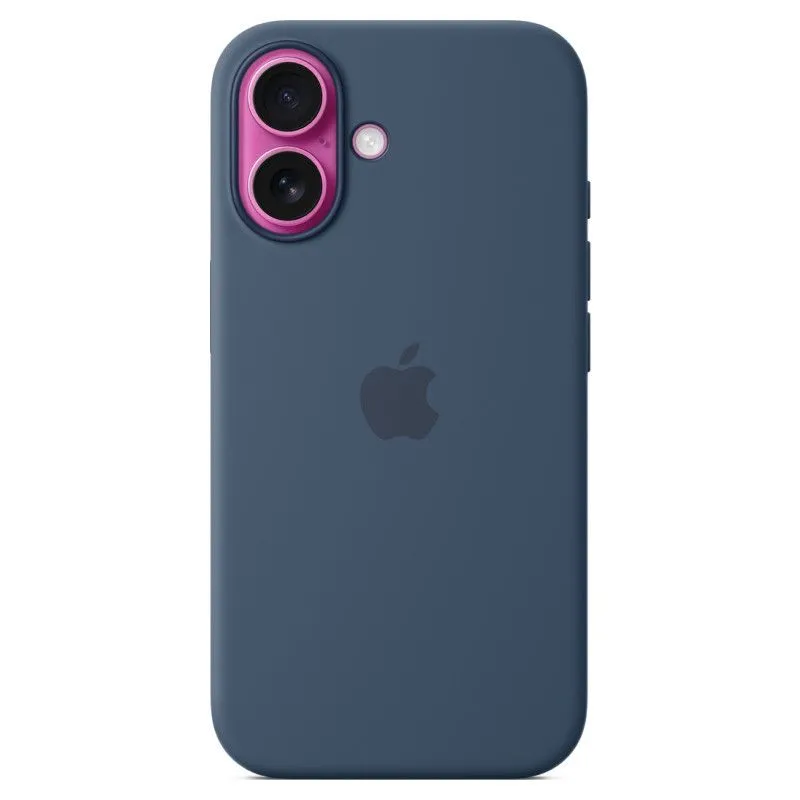 Силиконовый чехол MagSafe для iPhone 16 Денимphoto0