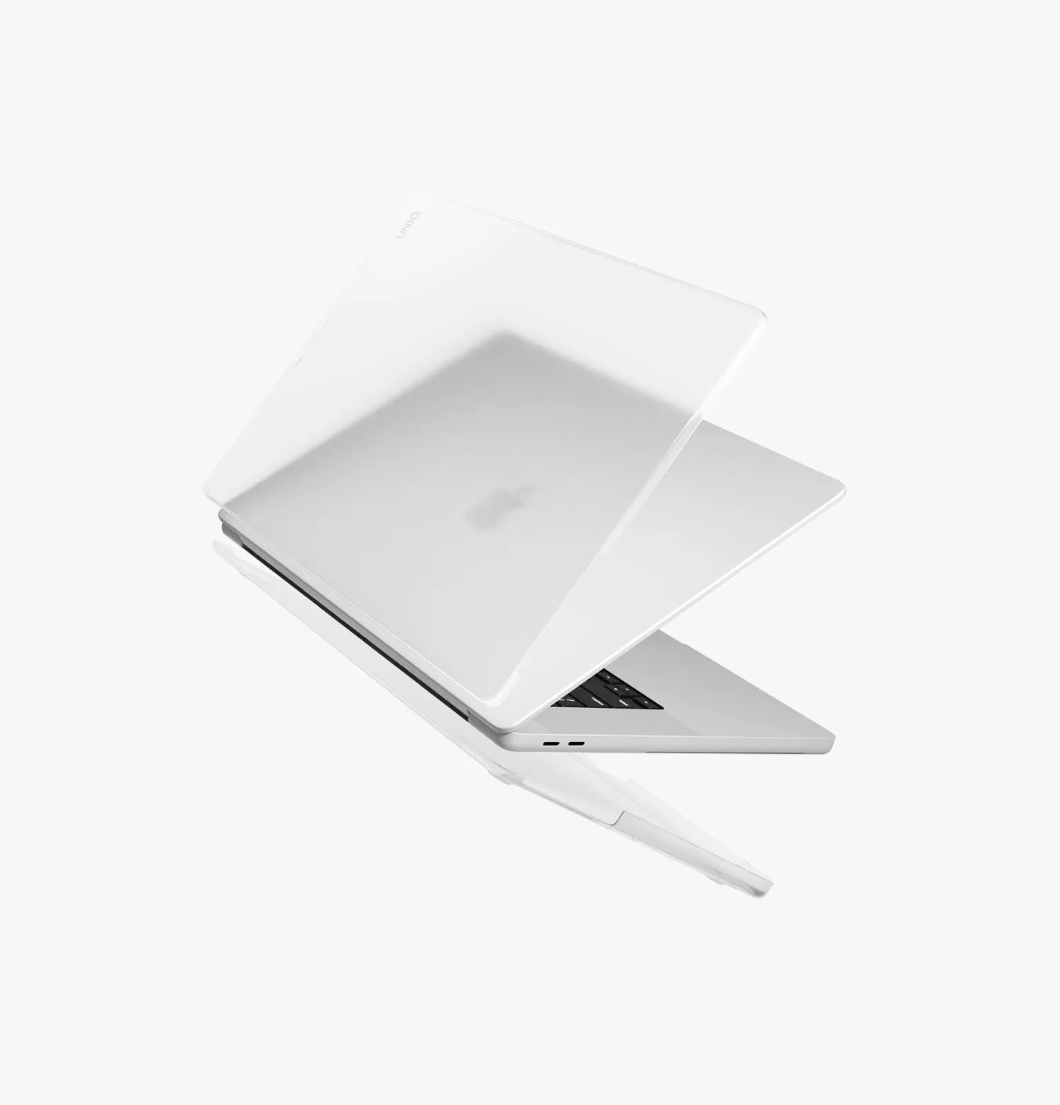 Чехол UNIQ Claro для MacBook Pro 14" (M1-M5 PRO/MAX 2026), серый (Matte Smoke)photo2