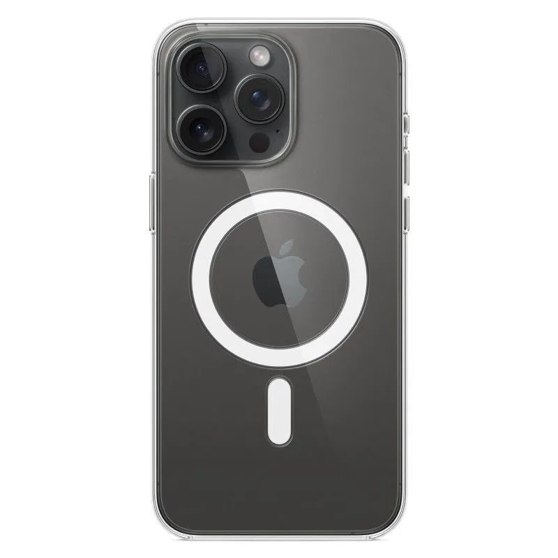 Пластиковый прозрачный чехол MagSafe для iPhone 15 Pro Maxphoto1