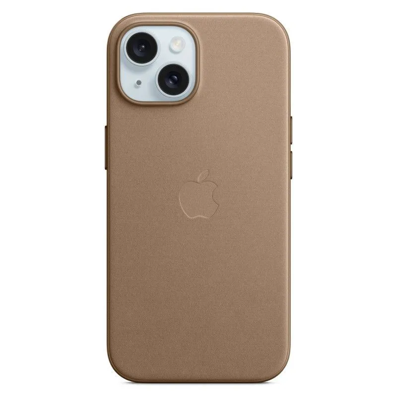 Чехол FineWoven MagSafe для iPhone 15 Серо-коричневыйphoto0