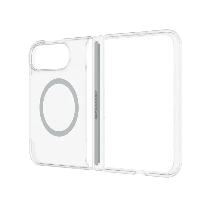 Чехол Magssory Polycarbonate Case для iPhone 18 Pro Duo, прозрачныйphoto2