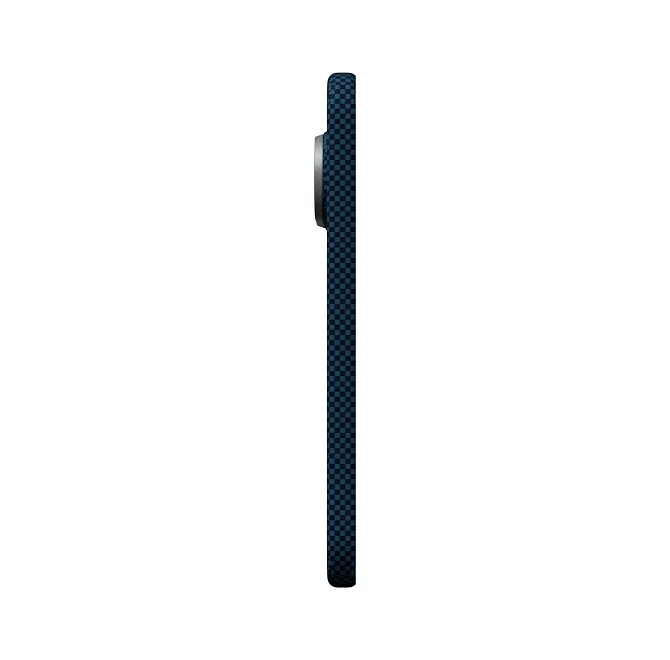 Чехол Magssory Aramid Case для iPhone 18 Pro Duo, пиксельный синийphoto2