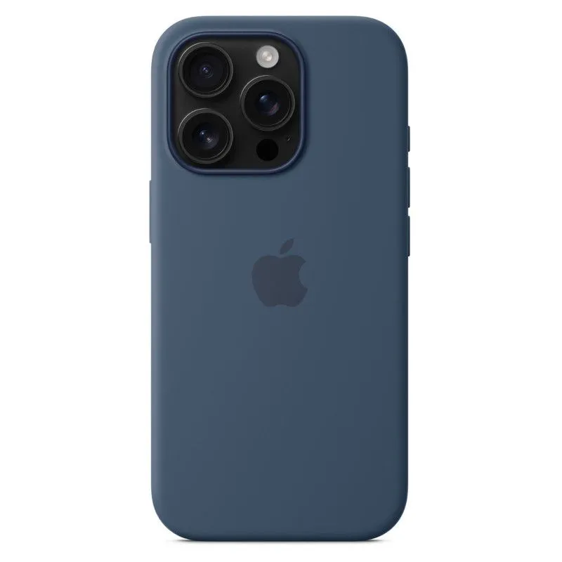 Силиконовый чехол MagSafe для iPhone 16 Pro Денимphoto2