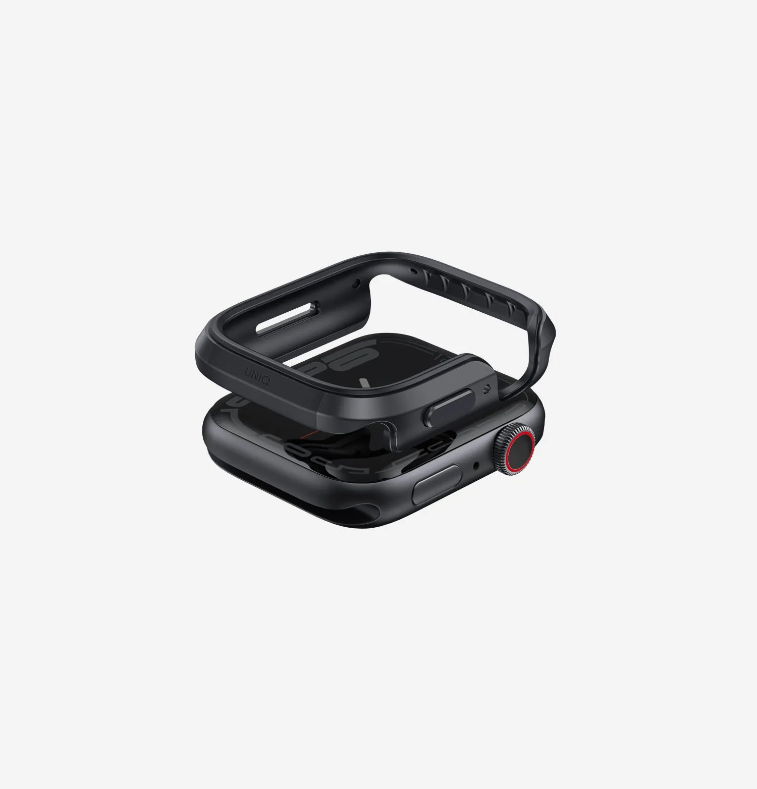 Чехол UNIQ Valencia для Apple Watch 42 мм, черный (Graphite Black)photo0
