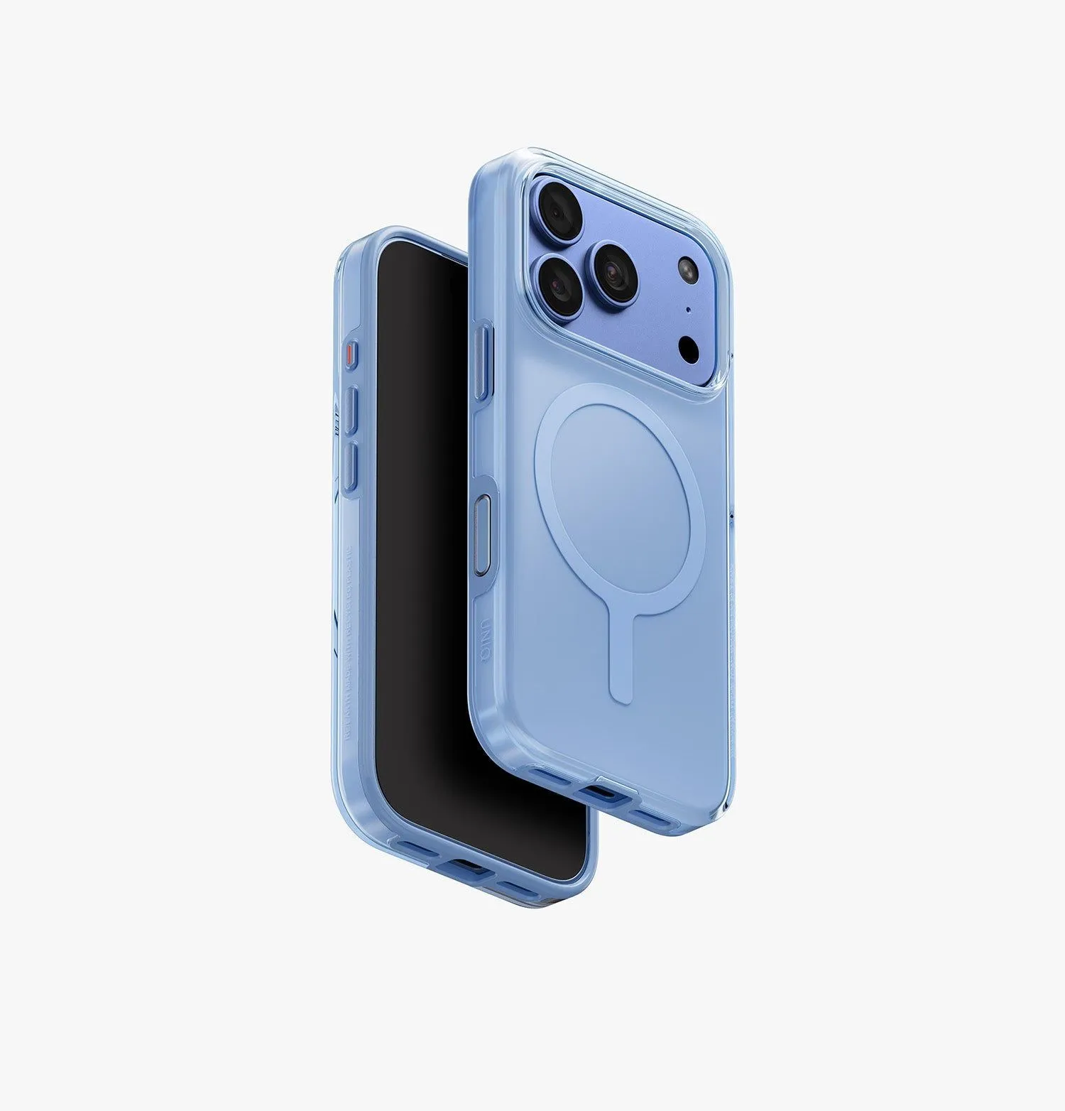 Чехол UNIQ Clario для iPhone 18 Pro, синий (cool blue)photo0