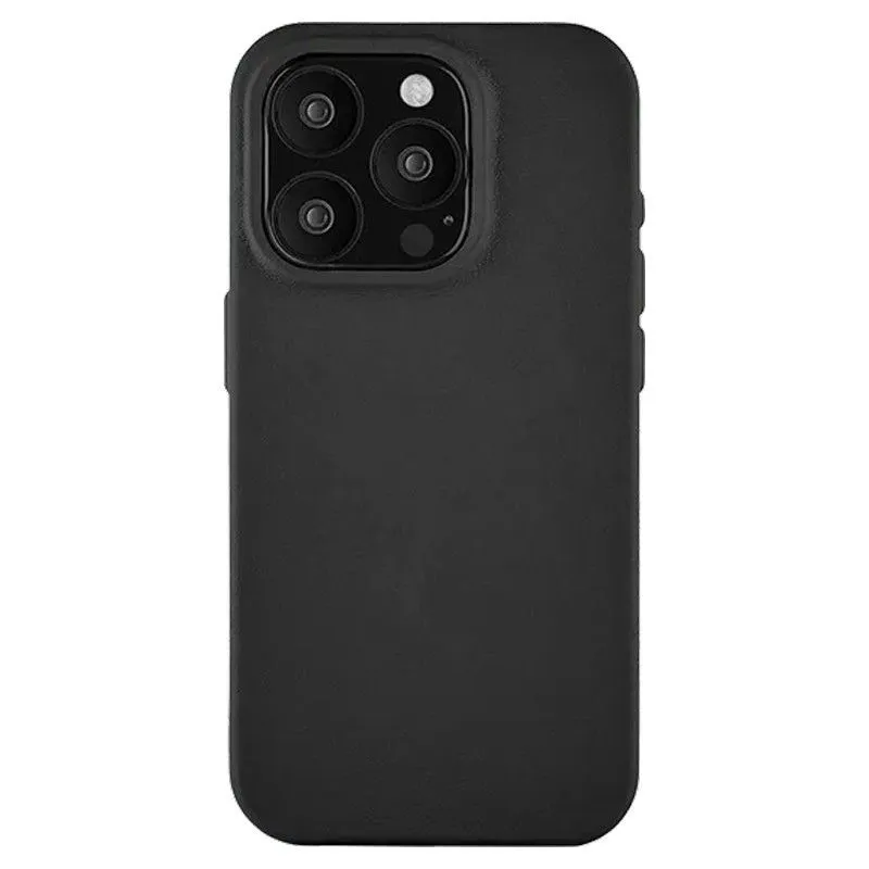 Чехол uBear Capital Leather Case MagSafe для iPhone 15 Pro Черныйphoto0