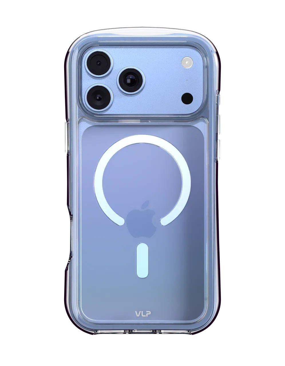 Чехол защитный VLP Bubble Case с MagSafe для iPhone 18 Pro Max, голубойphoto0