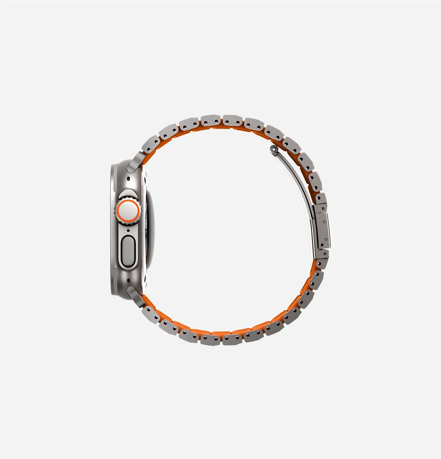 Ремешок UNIQ Strova Flex для Apple Watch 49/46/45/44 мм, зеленый / желтый (Titaniumsilver Limegreen)photo10
