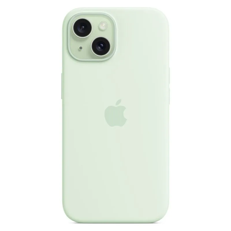 Силиконовый чехол MagSafe для iPhone 15 Мятныйphoto2