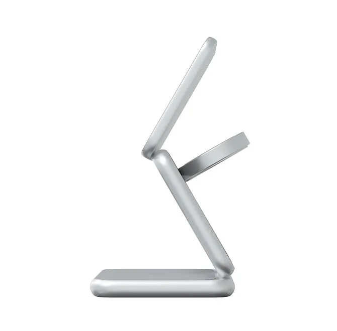 Зарядная станция Magssory Fold Pro 3 в 1 Silverphoto3