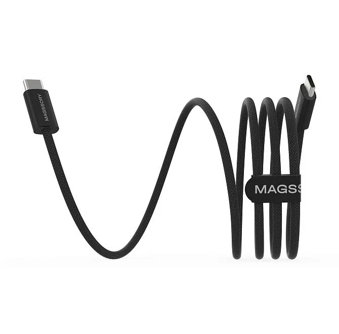 Кабель Magssory Line C 60W USB-C, 1,5 м Blackphoto2