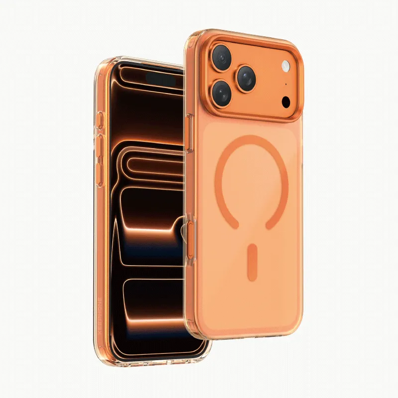 Чехол защитный KEEPHONE DAZZLE PRO для iPhone 17 Pro / iPhone 18 Pro, космический оранжевыйphoto0