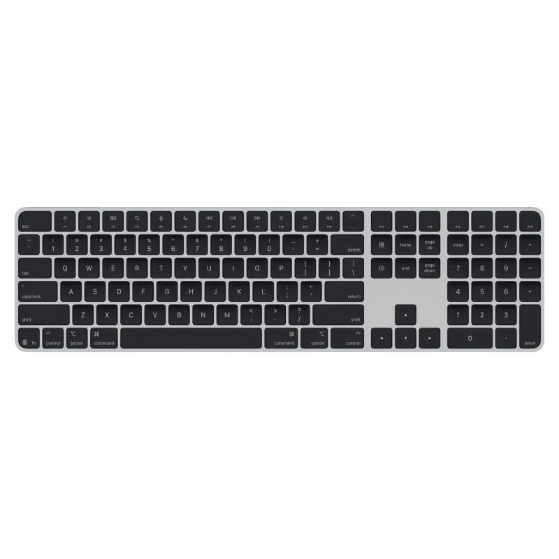 Клавиатура Apple Magic Keyboard USB-C с Touch ID и цифровой панелью Серый/Черныйphoto0