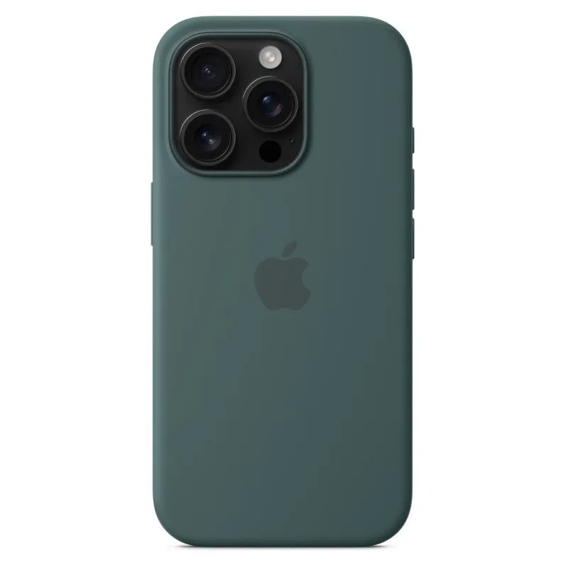 Силиконовый чехол MagSafe для iPhone 16 Pro Темно-зеленыйphoto2