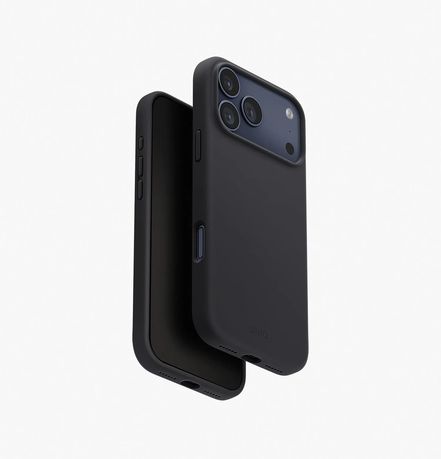 Чехол UNIQ Lino для iPhone 17 Pro Max, черный (Charcoal Grey)photo0