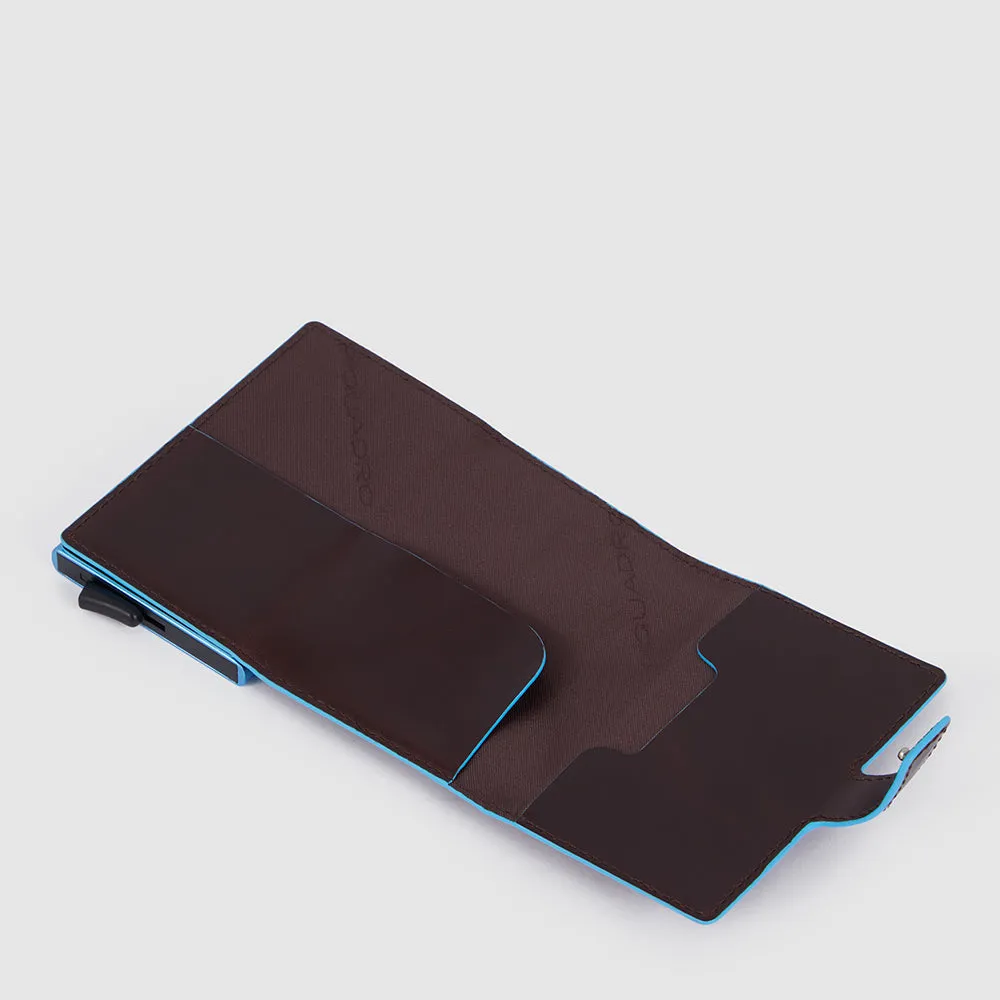 Автоматический кардхолдер с RFID-защитой Piquadro PP5649B2BLR/MO, коричневыйphoto2