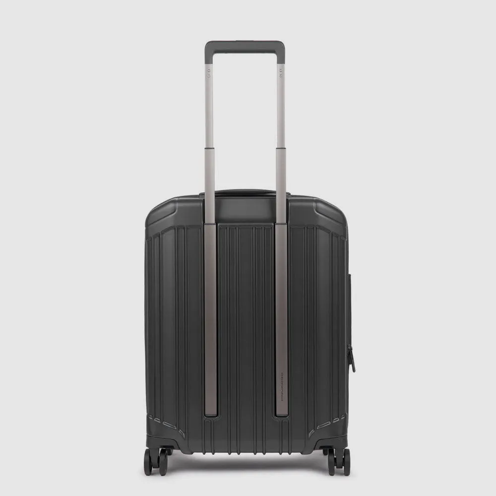 4-колесная расширяемая тележка для ручной клади Piquadro BV5398PQL/NO, матовый черныйphoto2