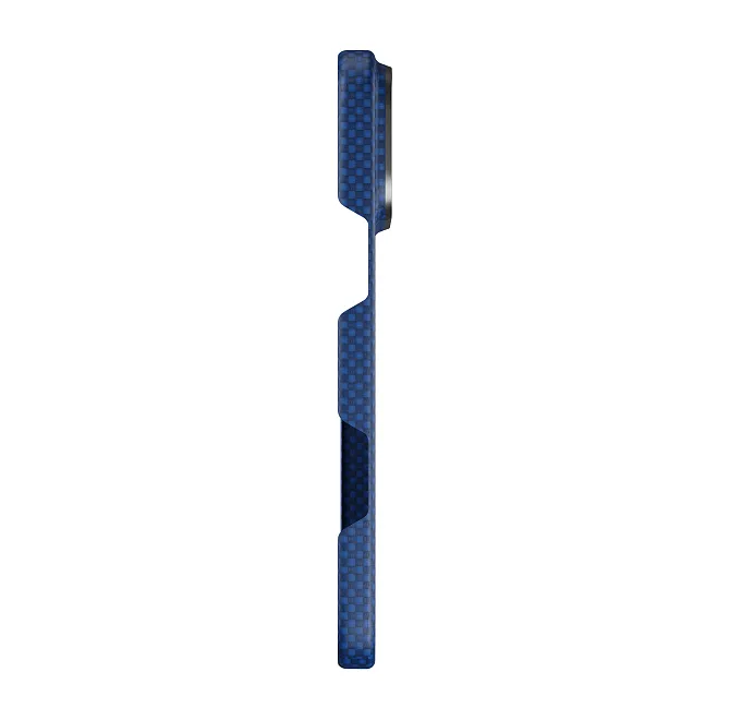 Чехол Magssory Aramid Frame Case для iPhone 18 Pro Max, пиксельный синийphoto4