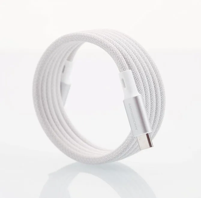 Магнитный кабель Magssory 1.2м 60W Silverphoto3