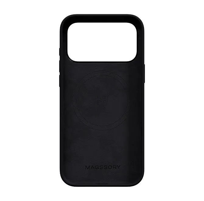 Чехол Magssory Silicone Case для iPhone 17 Pro Max, полночьphoto3