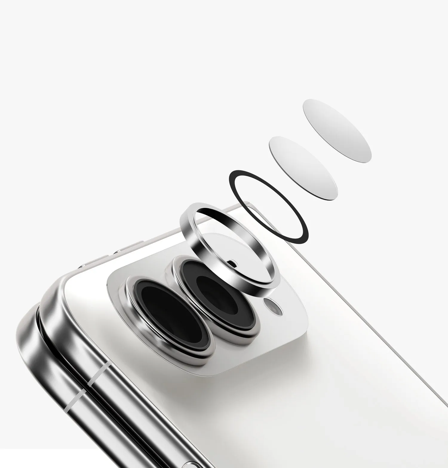 Защита камеры UNIQ Optix AluGuard для iPhone Duo, синий (cosmic blue)photo4