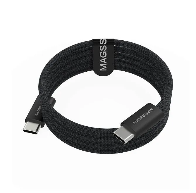 Кабель Magssory Line C 60W USB-C, 1,5 м Blackphoto1