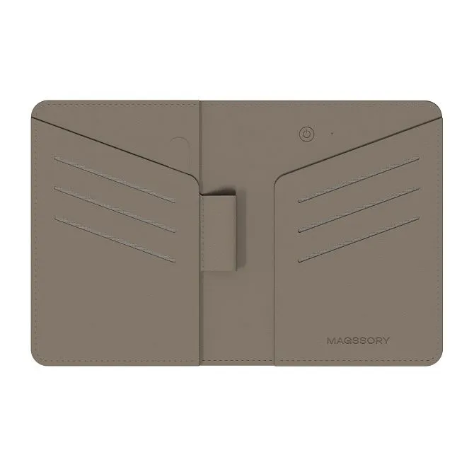 Обложка для паспорта Magssory Ultima Geo Passport Cover Lattephoto1