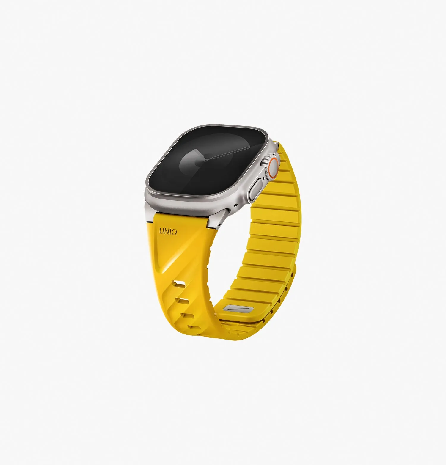 Ремешок UNIQ Fluo для Apple Watch 49/46/45/44/42/41/40 мм, оранжевый (Volt Orange)photo3