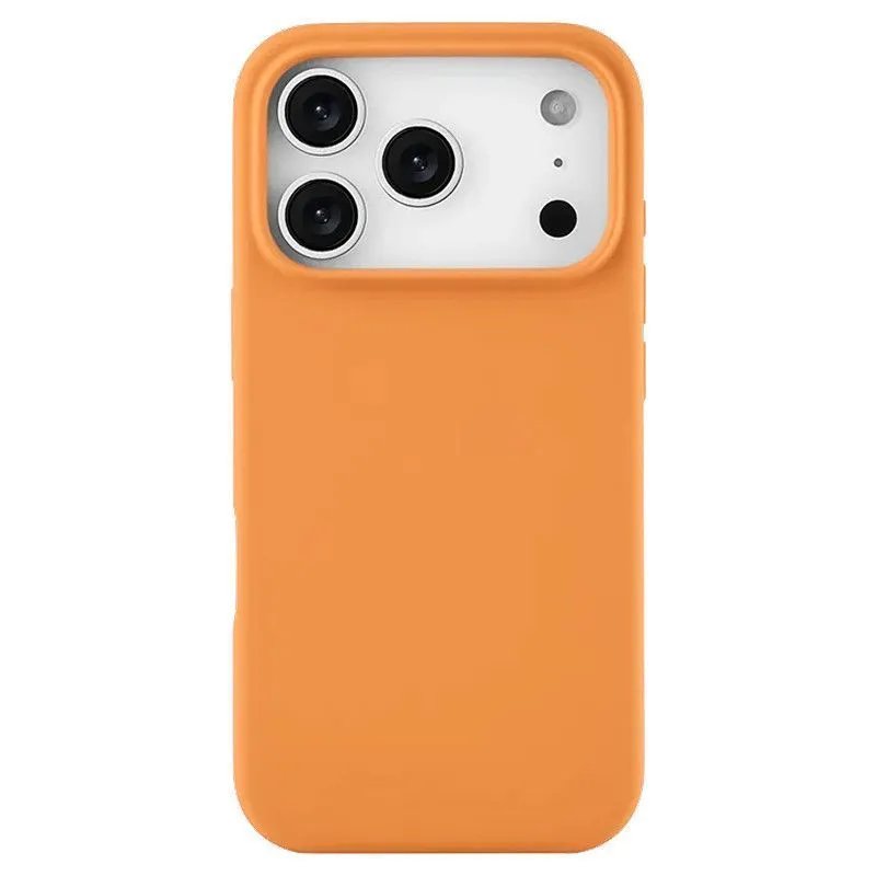 Силиконовый чехол uBear Touch Mag Case для iPhone 18 Pro/17 Pro Оранжевыйphoto0