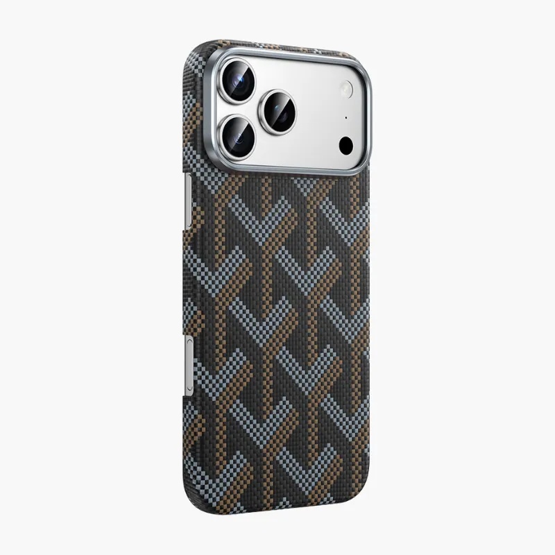 Чехол защитный KEEPHONE KEVLAR PRAGUE для iPhone 17 Pro / iPhone 18 Pro, зеленыйphoto1