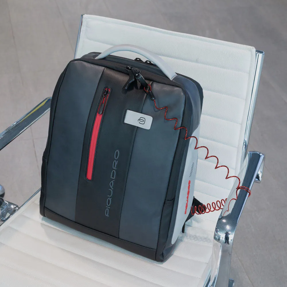 Кожаный рюкзак для ноутбука 15,6" с RFID-защитой Piquadro CA4818UB00/GRN, серыйphoto7