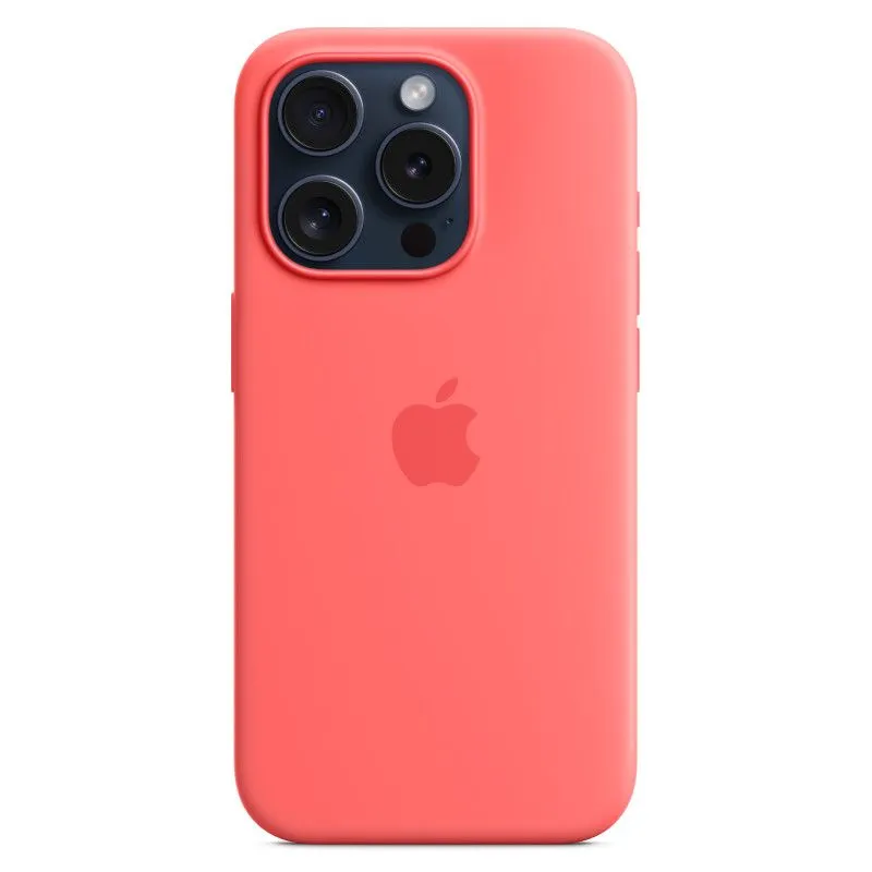 Силиконовый чехол MagSafe для iPhone 15 Pro Гуаваphoto1