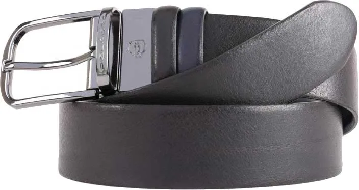Ремень Piquadro Black Square CU4877B3/NBLU2, черный/синий (двусторонний)photo2