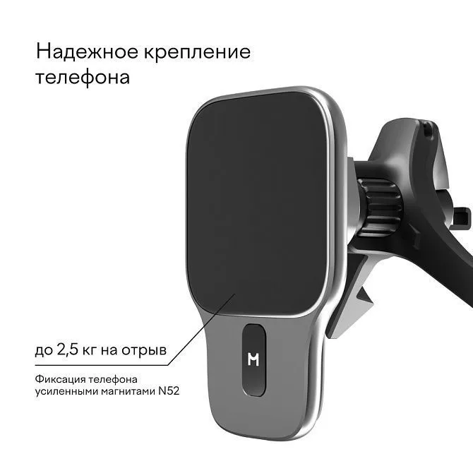 Автомобильный комплект Magssory Prime Pro для Apple, с поддержкой Qi2,полночьphoto6