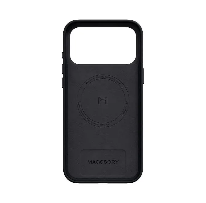 Чехол Magssory Eco-Leather Case для iPhone 18 Pro Max, черныйphoto3