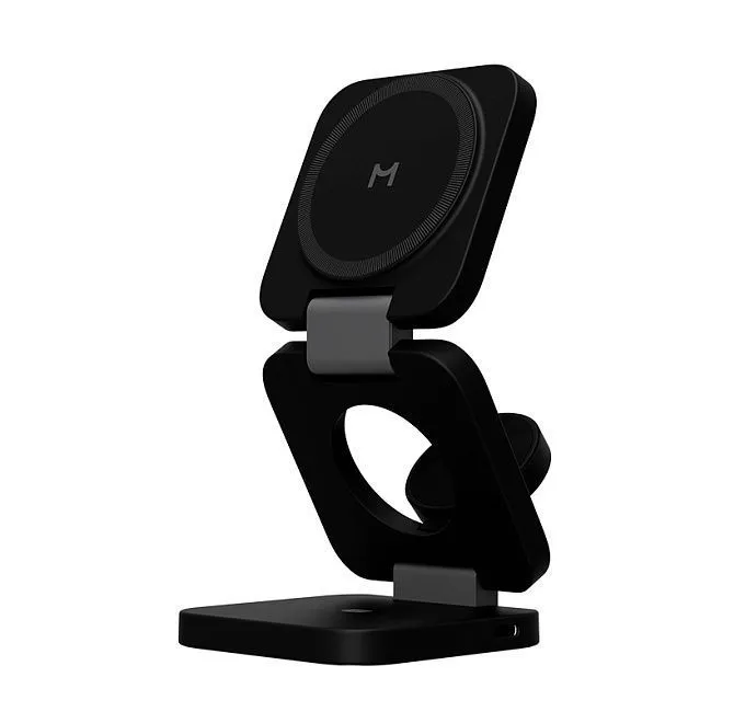 Беспроводное зарядное устройство Magssory Flex 3 в 1 Blackphoto0