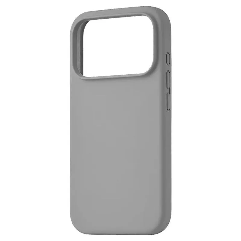 Силиконовый чехол uBear Touch Mag Case для iPhone 18 Pro/17 Pro Светло-серыйphoto1