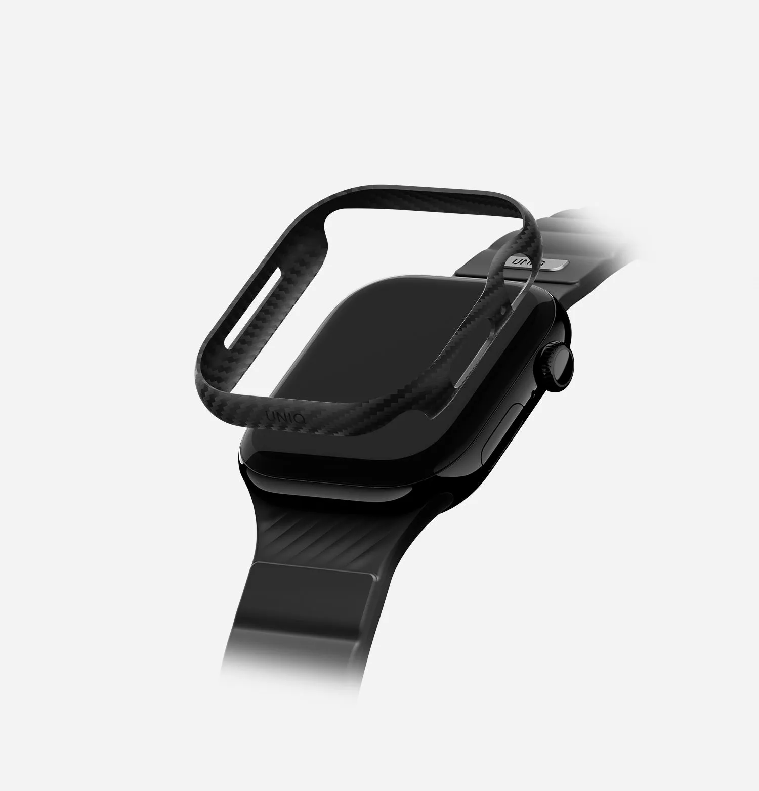 Чехол UNIQ Keva Verge для Apple Watch 42 мм, черный (Carbon Black)photo3