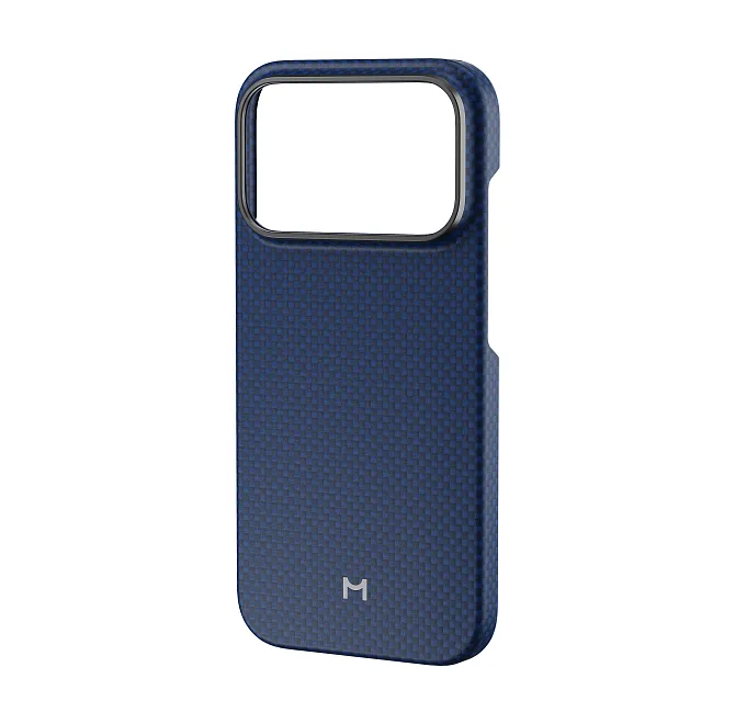 Чехол Magssory Aramid Frame Case для iPhone 18 Pro, пиксельный синийphoto1