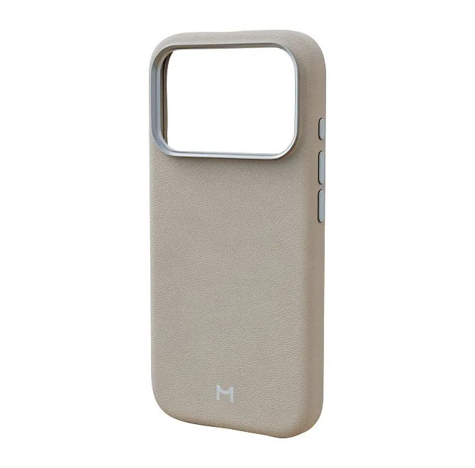 Чехол Magssory Eco-Leather Case для iPhone 17 Pro, слоновая костьphoto2