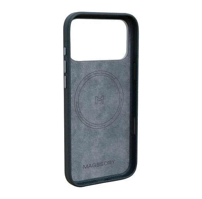Чехол Magssory Eco-Leather Case для iPhone 17 Pro Max, полночьphoto3